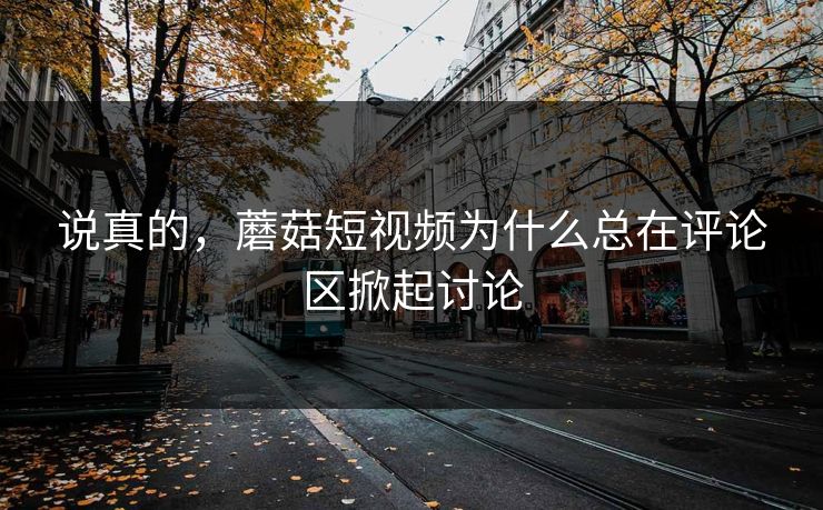 说真的，蘑菇短视频为什么总在评论区掀起讨论