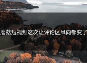 蘑菇短视频这次让评论区风向都变了