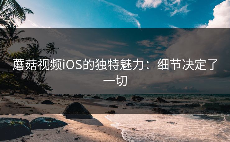 蘑菇视频iOS的独特魅力：细节决定了一切