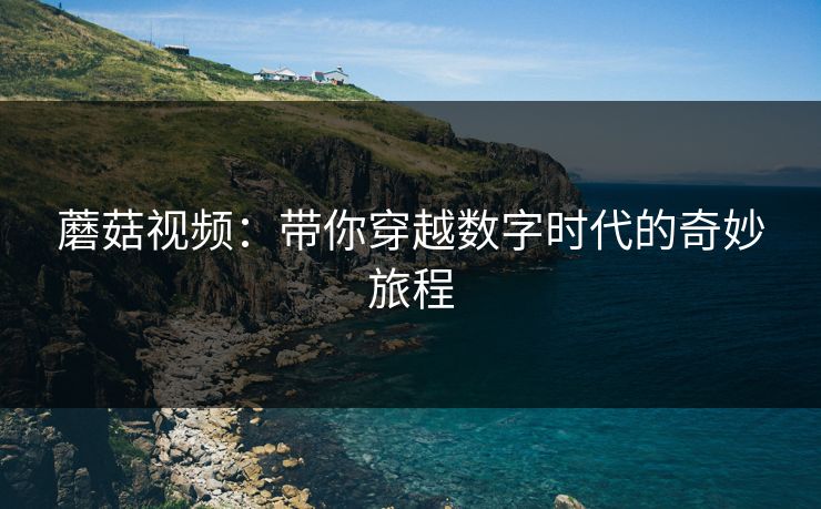 蘑菇视频：带你穿越数字时代的奇妙旅程